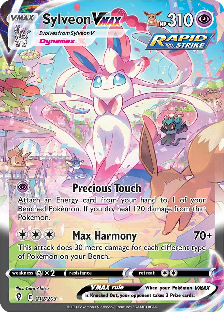 Sylveon VMAX (212/203) [Sword & Shield: Evolving Skies] - The Mythic Store | 24h Order Processing