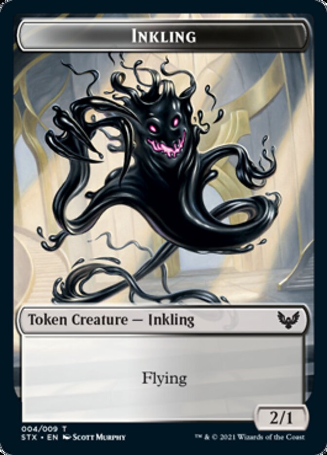 Inkling // Spirit Double-Sided Token [Strixhaven: School of Mages Tokens] - The Mythic Store | 24h Order Processing