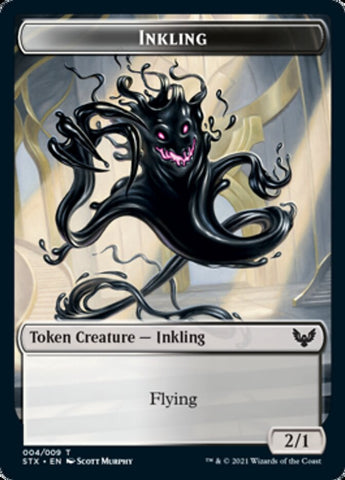Inkling // Spirit Double-Sided Token [Strixhaven: School of Mages Tokens] - The Mythic Store | 24h Order Processing