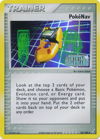PokeNav (83/100) (Stamped) [EX: Crystal Guardians] - The Mythic Store | 24h Order Processing