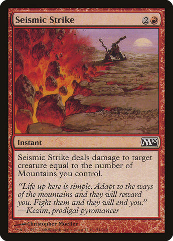 Seismic Strike [Magic 2010] - The Mythic Store | 24h Order Processing