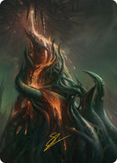 Copperline Gorge Art Card (Gold-Stamped Signature) [Phyrexia: All Will Be One Art Series] - The Mythic Store | 24h Order Processing