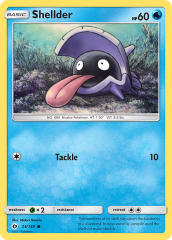Shellder (33/149) [Sun & Moon: Base Set] - The Mythic Store | 24h Order Processing