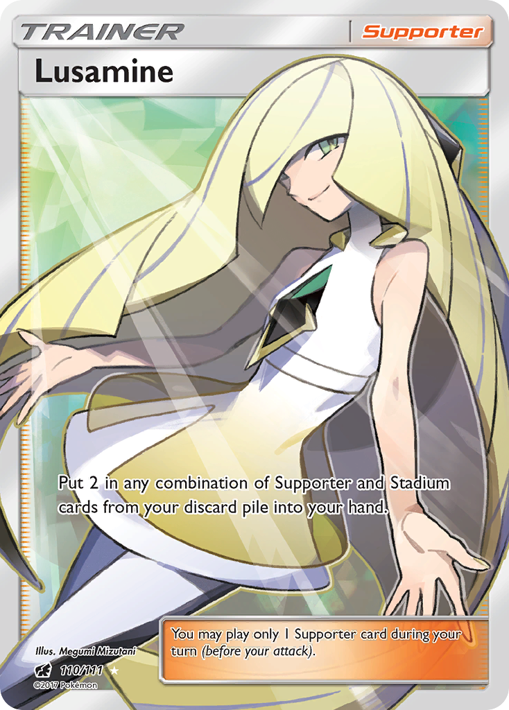 Lusamine (110/111) [Sun & Moon: Crimson Invasion] - The Mythic Store | 24h Order Processing