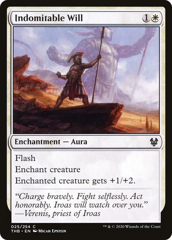 Indomitable Will [Theros Beyond Death] - The Mythic Store | 24h Order Processing