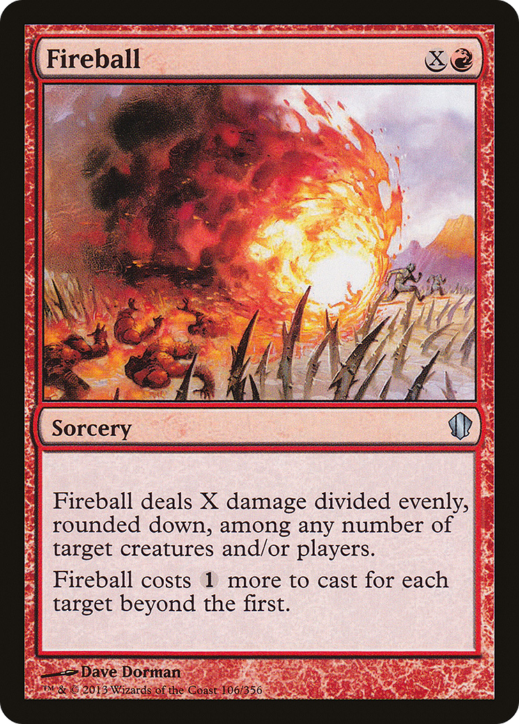 Fireball [Commander 2013] - The Mythic Store | 24h Order Processing
