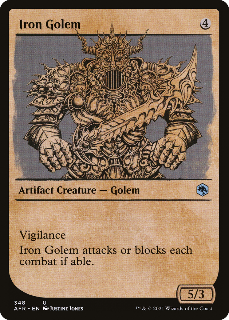 Iron Golem (Showcase) [Dungeons & Dragons: Adventures in the Forgotten Realms] - The Mythic Store | 24h Order Processing