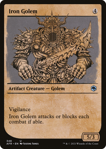 Iron Golem (Showcase) [Dungeons & Dragons: Adventures in the Forgotten Realms] - The Mythic Store | 24h Order Processing