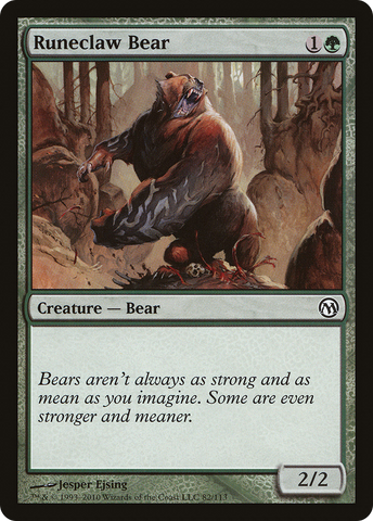 Runeclaw Bear [Duels of the Planeswalkers] - The Mythic Store | 24h Order Processing