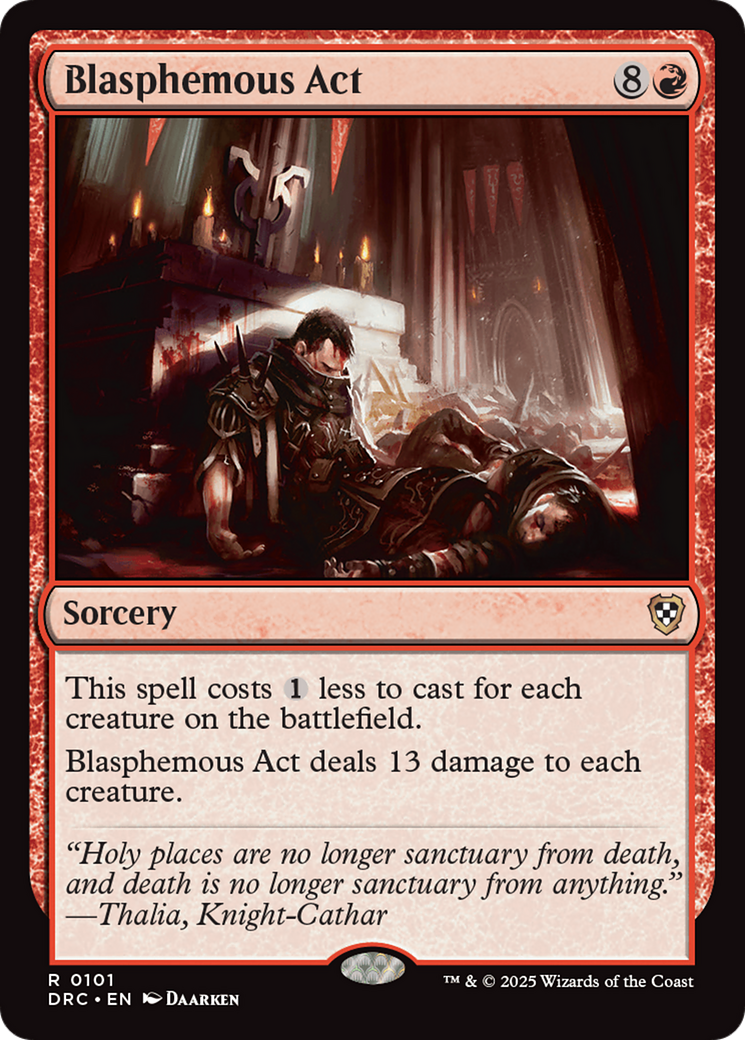 Blasphemous Act [Aetherdrift Commander] - The Mythic Store | 24h Order Processing
