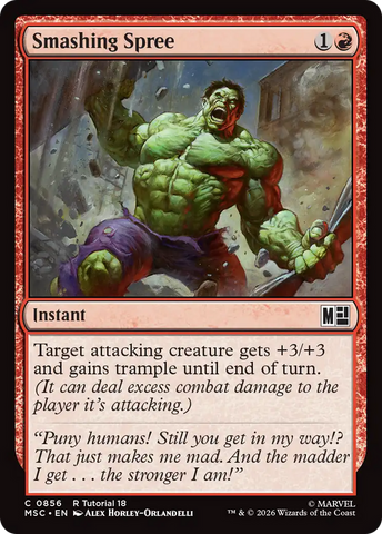 Smashing Spree (0856) [Marvel Super Heroes Commander] - The Mythic Store | 24h Order Processing