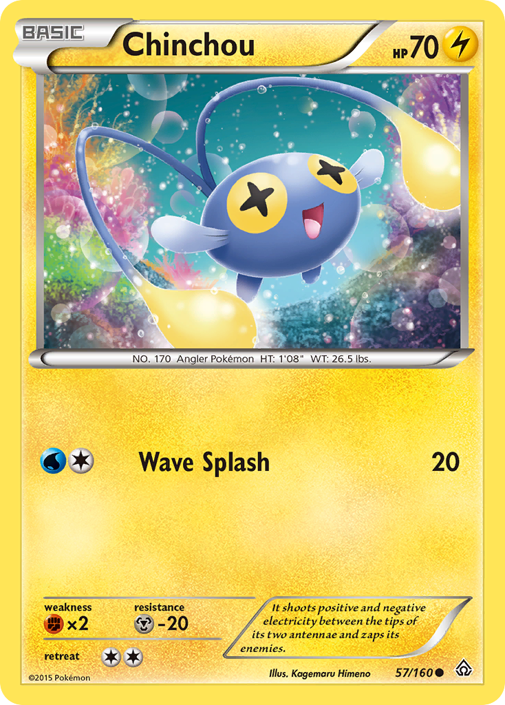 Chinchou (57/160) [XY: Primal Clash] - The Mythic Store | 24h Order Processing
