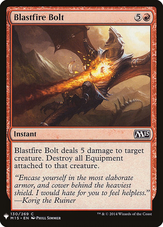 Blastfire Bolt [Mystery Booster] - The Mythic Store | 24h Order Processing
