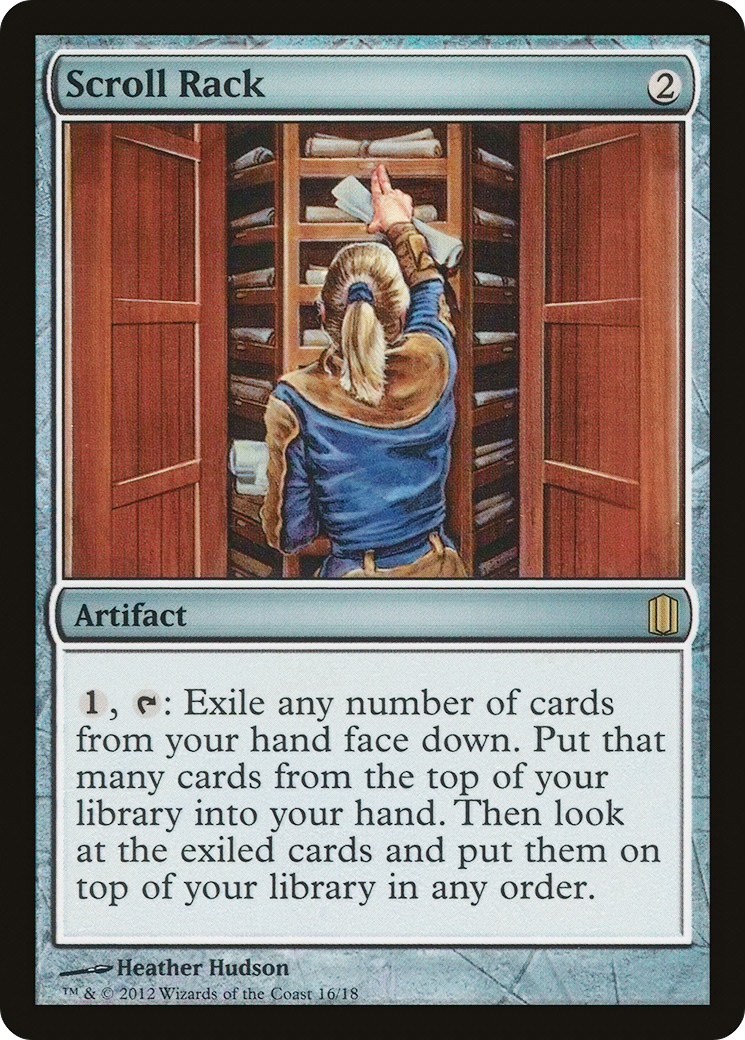 Scroll Rack [Commander's Arsenal] - The Mythic Store | 24h Order Processing