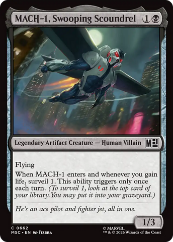 MACH-1, Swooping Scoundrel [Marvel Super Heroes Commander] - The Mythic Store | 24h Order Processing