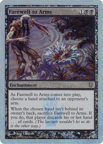 Farewell to Arms (Alternate Foil) [Unhinged] - The Mythic Store | 24h Order Processing