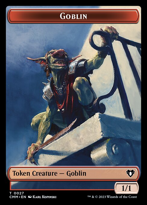 Treasure // Goblin Double-Sided Token [Commander Masters Tokens] - The Mythic Store | 24h Order Processing
