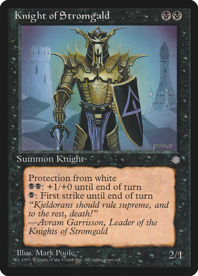 Knight of Stromgald [Ice Age] - The Mythic Store | 24h Order Processing