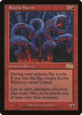 Scoria Wurm [Urza's Saga] - The Mythic Store | 24h Order Processing