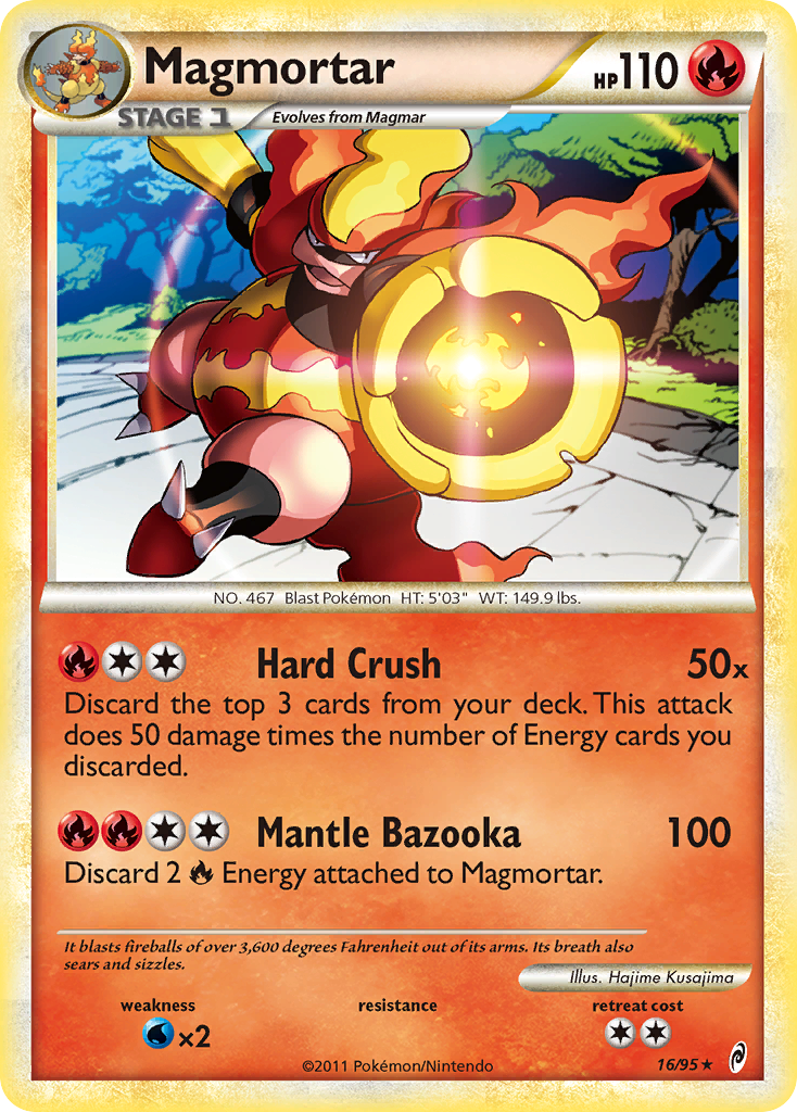 Magmortar (16/95) [HeartGold & SoulSilver: Call of Legends] - The Mythic Store | 24h Order Processing