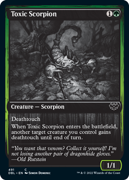 Toxic Scorpion [Innistrad: Double Feature] - The Mythic Store | 24h Order Processing