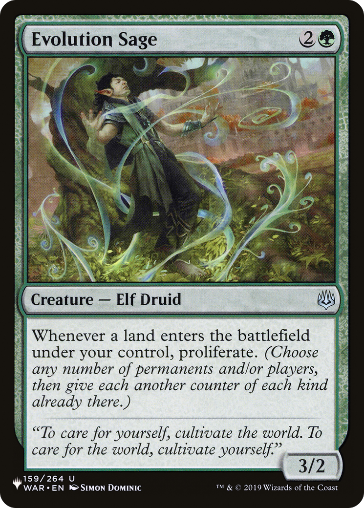 Evolution Sage [The List] - The Mythic Store | 24h Order Processing