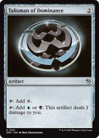 Talisman of Dominance [Aetherdrift Commander] - The Mythic Store | 24h Order Processing