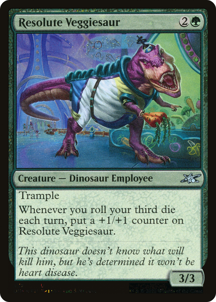 Resolute Veggiesaur (Galaxy Foil) [Unfinity] - The Mythic Store | 24h Order Processing