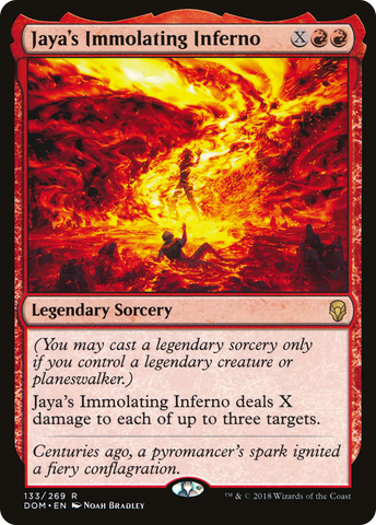 Jaya's Immolating Inferno [Dominaria] - The Mythic Store | 24h Order Processing