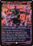 Hidetsugu, Devouring Chaos (Neon Ink Red) [Kamigawa: Neon Dynasty] - The Mythic Store | 24h Order Processing