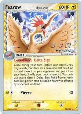 Fearow (18/100) (Delta Species) (Flyvees - Jun Hasebe) [World Championships 2007] - The Mythic Store | 24h Order Processing