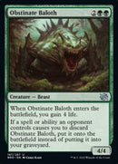 Obstinate Baloth [The Brothers' War] - The Mythic Store | 24h Order Processing
