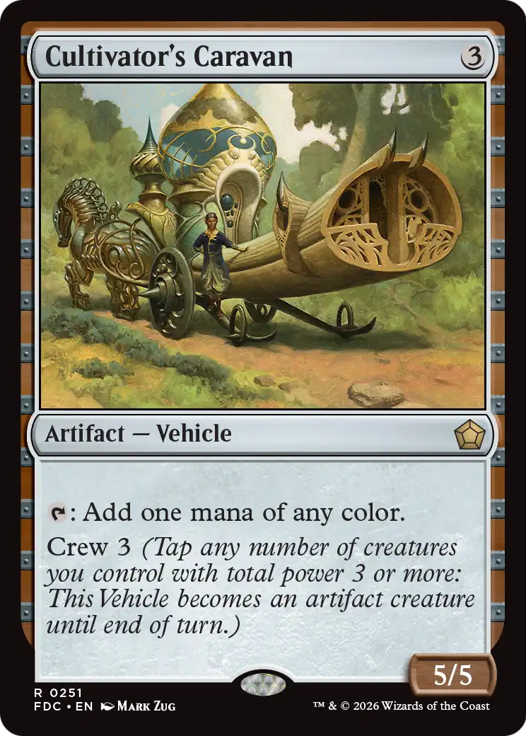 Cultivator's Caravan [Foundations Commander] - The Mythic Store | 24h Order Processing