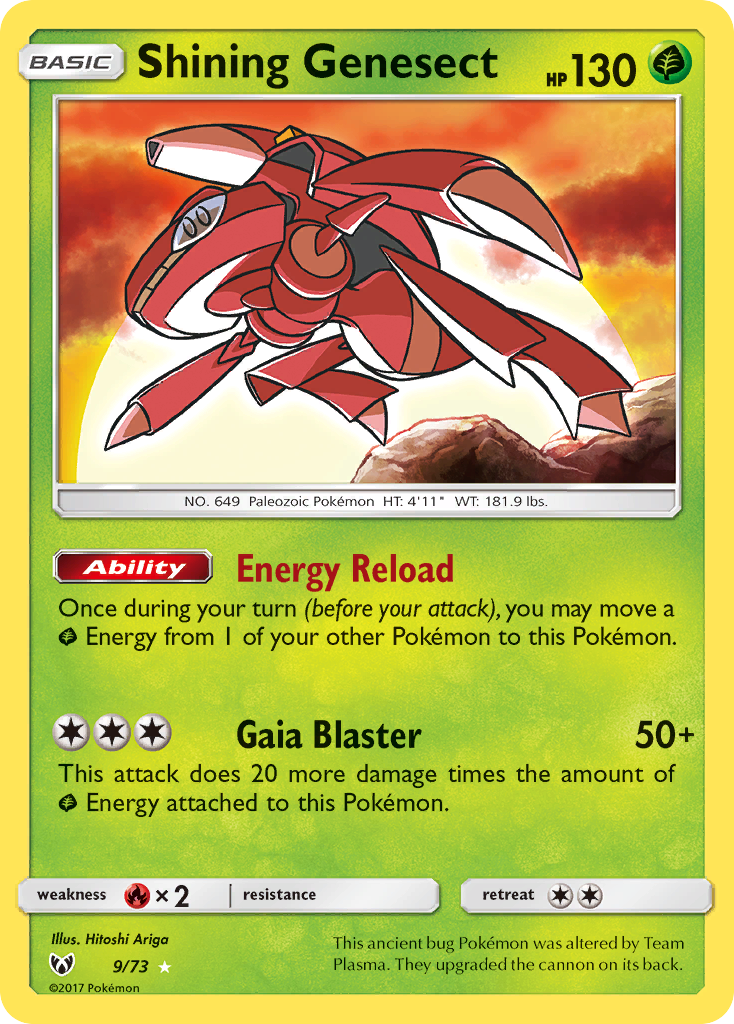 Shining Genesect (9/73) [Sun & Moon: Shining Legends] - The Mythic Store | 24h Order Processing