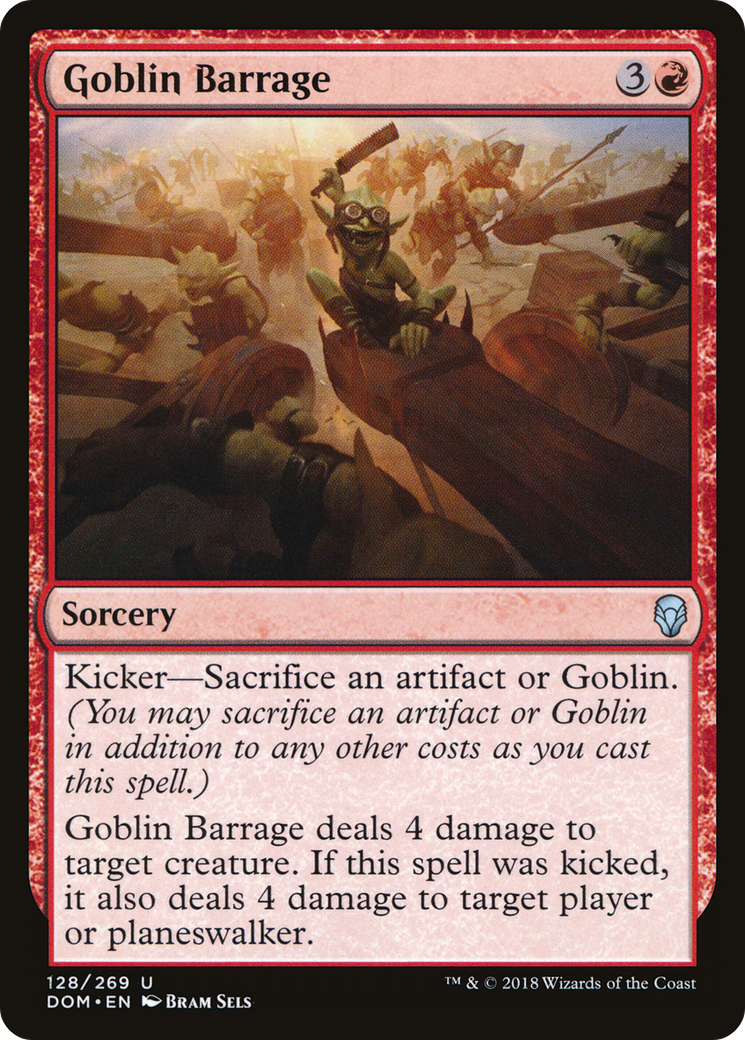 Goblin Barrage [Dominaria] - The Mythic Store | 24h Order Processing