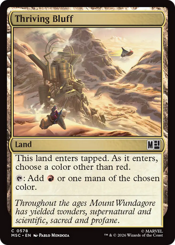 Thriving Bluff [Marvel Super Heroes Commander] - The Mythic Store | 24h Order Processing