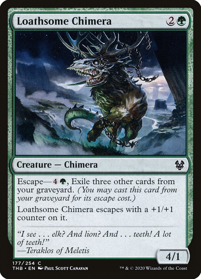 Loathsome Chimera [Theros Beyond Death] - The Mythic Store | 24h Order Processing