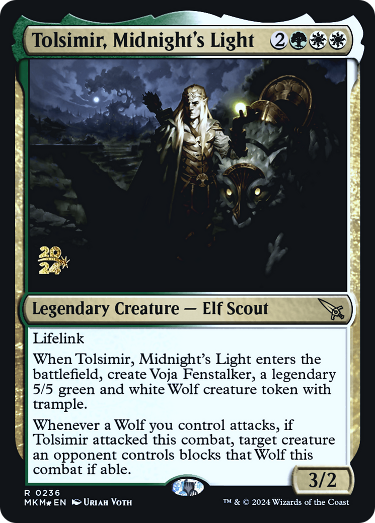 Tolsimir, Midnight's Light [Murders at Karlov Manor Prerelease Promos] - The Mythic Store | 24h Order Processing