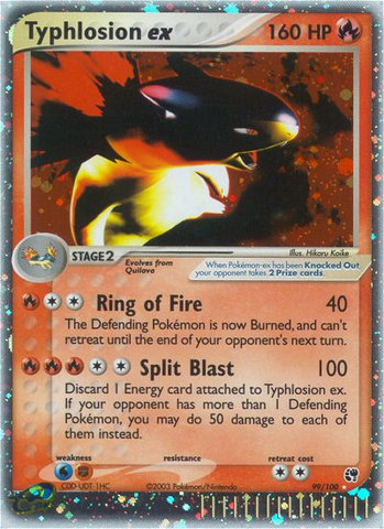 Typhlosion ex (99/100) [EX: Sandstorm] - The Mythic Store | 24h Order Processing