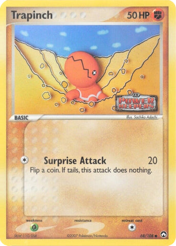 Trapinch (68/108) (Stamped) [EX: Power Keepers] - The Mythic Store | 24h Order Processing