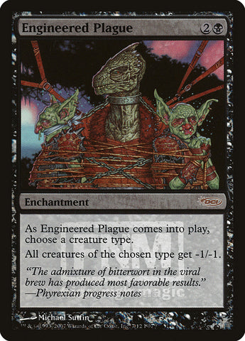 Engineered Plague [Friday Night Magic 2007] - The Mythic Store | 24h Order Processing