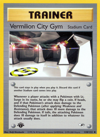 Vermilion City Gym (120/132) [Gym Heroes 1st Edition] - The Mythic Store | 24h Order Processing