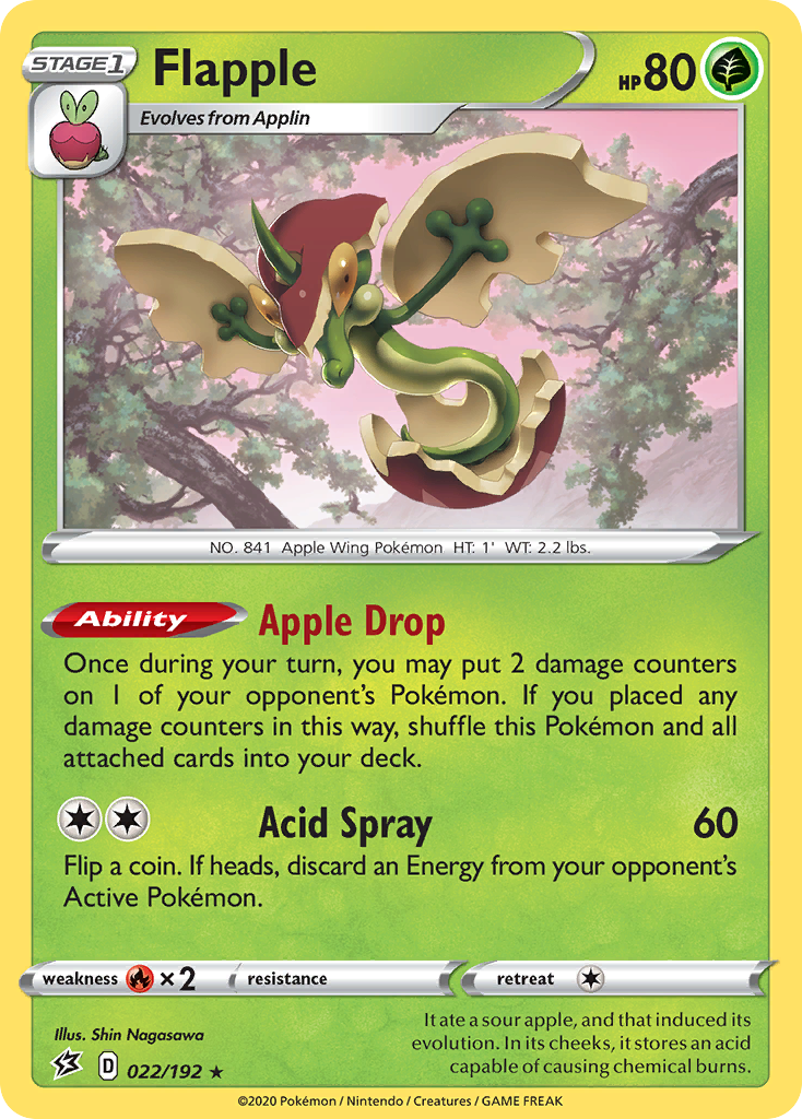 Flapple (022/192) [Sword & Shield: Rebel Clash] - The Mythic Store | 24h Order Processing