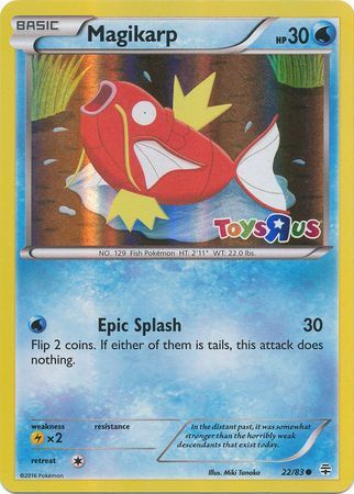 Magikarp (22/83) (Toys R Us Promo) [XY: Generations] - The Mythic Store | 24h Order Processing