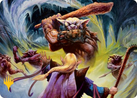 Den of the Bugbear (Dungeon Module) Art Card (Gold-Stamped Signature) [Dungeons & Dragons: Adventures in the Forgotten Realms Art Series] - The Mythic Store | 24h Order Processing
