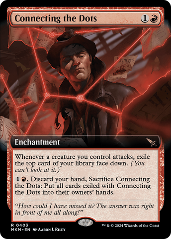 Connecting the Dots (Extended Art) [Murders at Karlov Manor] - The Mythic Store | 24h Order Processing