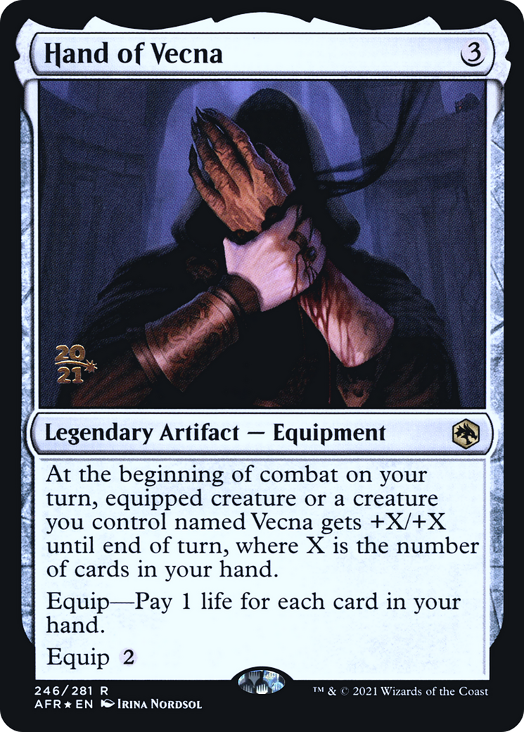 Hand of Vecna [Dungeons & Dragons: Adventures in the Forgotten Realms Prerelease Promos] - The Mythic Store | 24h Order Processing