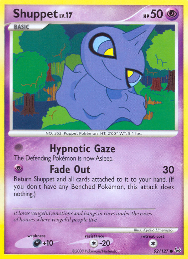 Shuppet (92/127) [Platinum: Base Set] - The Mythic Store | 24h Order Processing