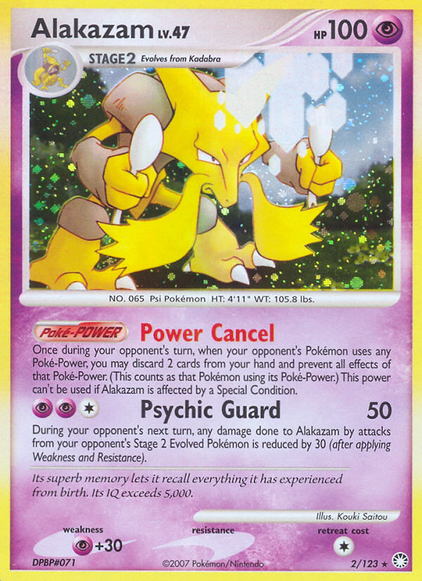 Alakazam (2/123) [Diamond & Pearl: Mysterious Treasures] - The Mythic Store | 24h Order Processing