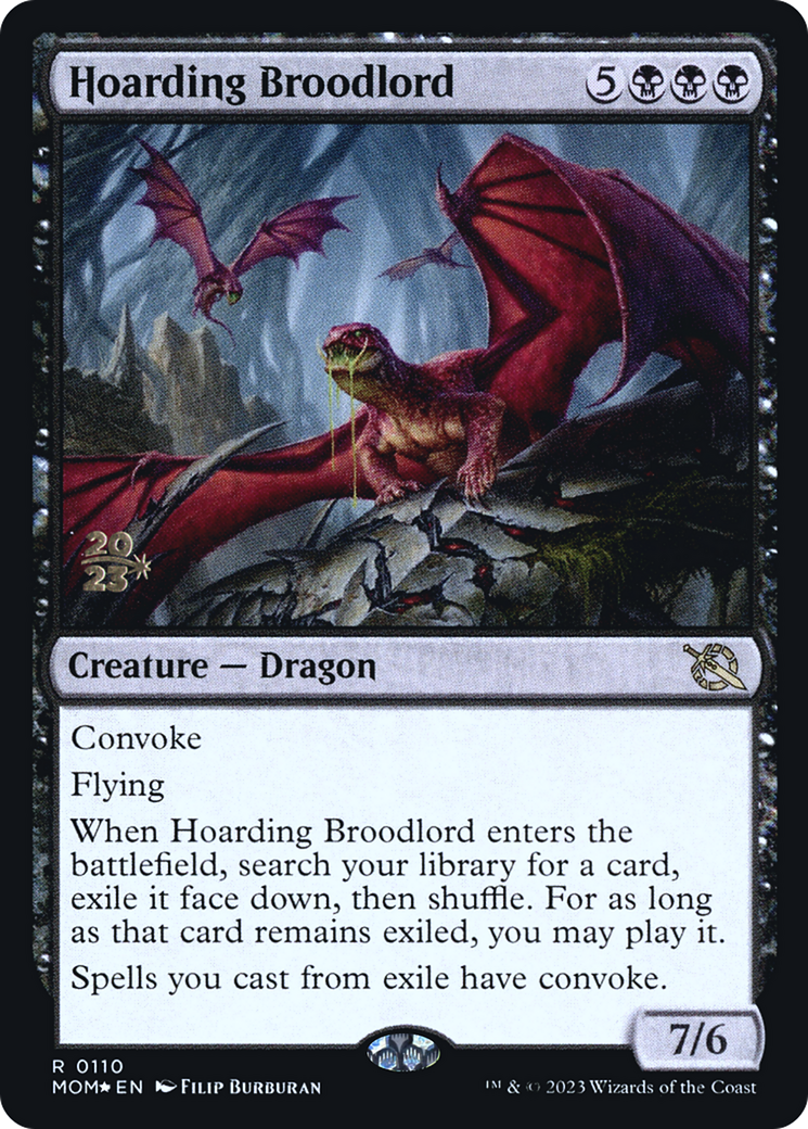 Hoarding Broodlord [March of the Machine Prerelease Promos] - The Mythic Store | 24h Order Processing